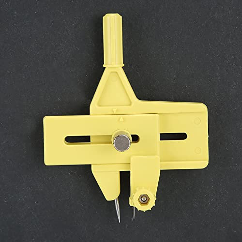 Circle Compass Cutter Round Circular Cutting Tool Cutting 1.5‑50mm Radius Ideal for DIY Projects ABS Material