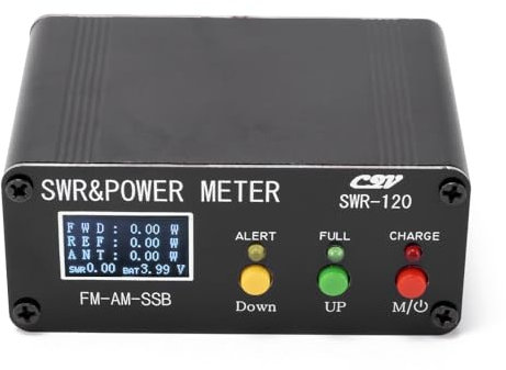 SWR Meter 120W Standing Power Meter Digital Power Meter with OLED Display for Amateur Radio Enthusiasts