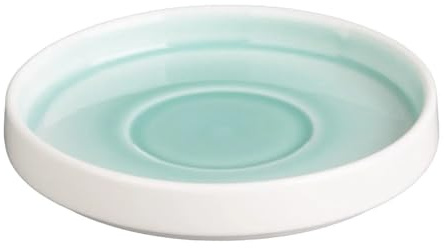 nisbets limited Olympia Olympia Fondant Saucer Mint - 135mm 5 1/3 for CU442 (Box 6) | Fits CU442 cup safely to catch drips in busy cafes — robust ceramic construction handles frequent commercial washing.