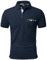 geeksport Poloshirt Herren Kurzarm Golf Polo mit Tasche Kontrastfarbe Sommer Atmungsaktive T-Shirt Business Elegant Polohemd für Männer(Marineblau 3XL)