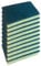10 packs Large Sponge Scourers Heavy Duty for Cleaning 14cm x 9cm, Washing Up, Kitchen, Household Use