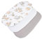 Medi Partners Baby Spannbettlaken Kinderwagen Laken 86x40 3-Pack Bettlaken Stubenwagen - 100% Baumwolle Fitted Sheet für Beistellbett Babybett Bezug (Safari-Weiß-Graue)