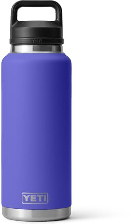 YETI Rambler 46 oz Bottle, Leakproof, Vacuum Insulated, Stainless Steel with Chug Cap, Ultramarine Violet