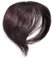 MERRYHAPY Haaraufsätze für kurzes Haar für Frauen Echthaarverlängerungen Haaraufsatz Wiglets Haarteile Haarpflaster Echthaar-Topper echtes Haar Brown