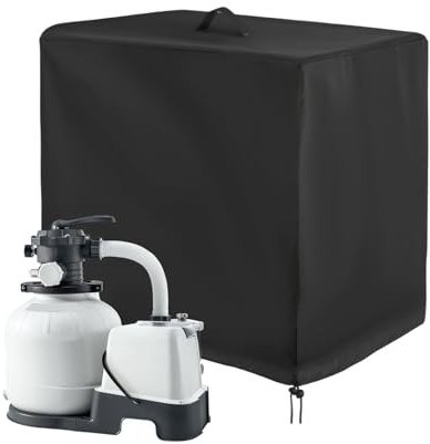 Generisch Poolpumpe Abdeckung, Pool Sandfilteranlage Abdeckung, 420D Oxford Vollständige Abdeckplane, UV-Beständig Und 100% Wasserdicht