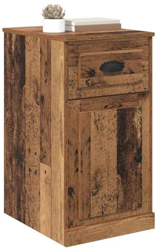 vidaXL Seitenschrank 40 x 50 x 75 cm Holzwerkstoff Altholz