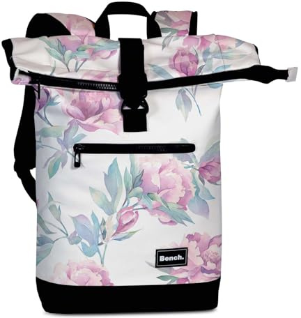 Bench. Rucksack mit Laptopfach Hydro Backpack White/Pink weiß