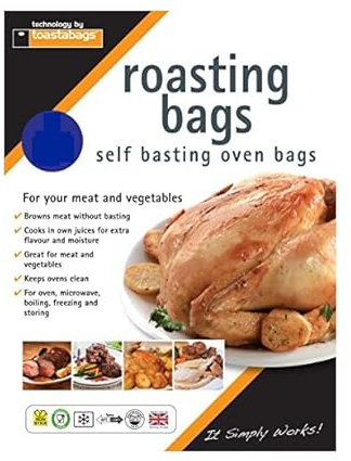 Toastabags Bratbeutel, transparent, 45 x 55 cm, 50 Stück