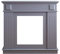 Rebecca Mobili Camino finto decorativo, caminetto da decorazione, stile moderno, grigio, mdf, sala camera da letto - Misure 100 x 109 x 26 cm (HxLxP) - Art. RE6053