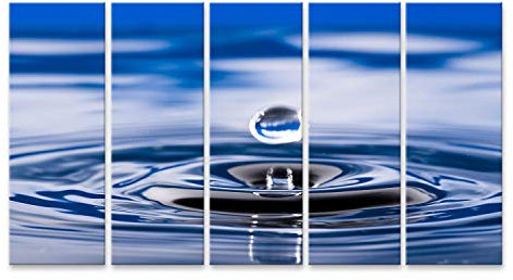 islandburner Bild auf Leinwand Wassertropfen Bilder Wandbilder Poster