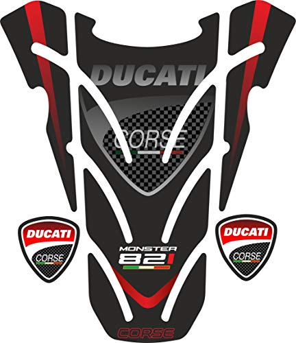 PARASERBATOIO COMPATIBLE PER DUCATI MONSTER 821 (Black) +2 SCUDETTI