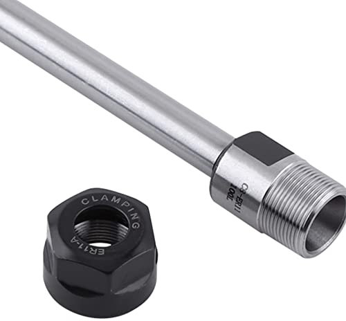 Collet Chuck Extension Rod - C8 ER11A 100L 8mm Vástago recto Portabrocas Collet Vástago recto Portabrocas Herramienta de fresado CNC Extensión Varilla de torno Práctico para máquina de tallado de moli