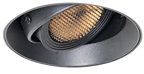 Qazqa - Modern Moderner Einbaustrahler schwarz GU10 AR70 rund randlos - Oneon Honey I Wohnzimmer I Schlafzimmer - Aluminium Rund - LED geeignet GU10