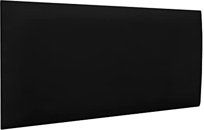 RAVIO Gepolstert Wandpaneel Rechteckige Kopfteil Wandpolster Polsterplatte Wandverkleidung Wandpolsterung 3D Wandkissen Wanddeko Polsterpaneel Größe 60x30cm (Schwarz - Manila 18)
