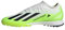 adidas Unisex X Crazyfast.3 Turf Boots Football, Cloud White/Core Black/Lucid Lemon, 8 UK