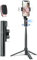 LenTok Trépied de téléphone avec télécommande, support de téléphone rotatif à 360° qui suit votre mouvement, perche à selfie de voyage pour iPhone Tiktok YouTube Vlog enregistrement vidéo Créateur de