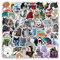 50 Stück Wölfe Aufkleber Pack Wölfe Sticker Set wasserdichte Vinyl Sticker für Laptop Kinder Autos Motorrad Fahrrad Skateboard Gepäck Koffer Computer Aufkleber Graffiti Decal