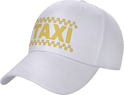 NLWQEKV Taxi Driver Cab Baseball Cap Herren Damen – Klassische Papa-Mütze, verstellbar, einfarbig