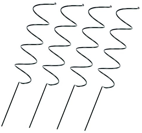 VANZACK 4stücke Spiral-pflanzenstützen Aus Verstellbare Rankhilfen Für Blumen Und Kletterpflanzen Stabiles Pflanzenranken-gerüst Für Garten Und Topfpflanzen
