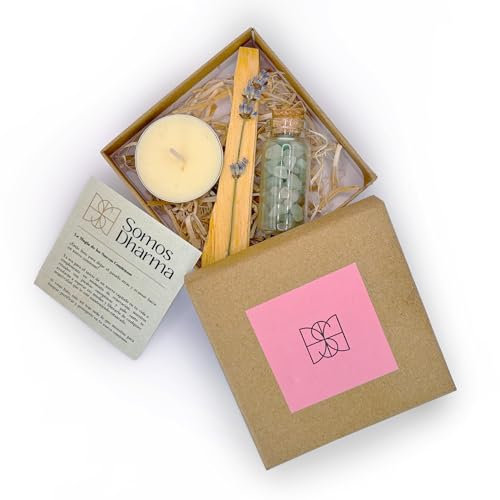 Palo Santo para Quemar - Incienso Natural Ideal para Limpieza Energetica del Aura y Hogar - Jade es una Piedra Natural para el Equilibrio y la Prosperidad. Otras Opciones Amatista y Cuarzo Rosa