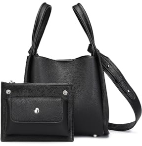 YONBEN Handtasche Damen Klein Umhängetasche Shopper | Weiche Leder-Optik mit Reißverschluss und verstellbarem Schulterriemen – kompakt für Alltag, Büro und Ausgehen.
