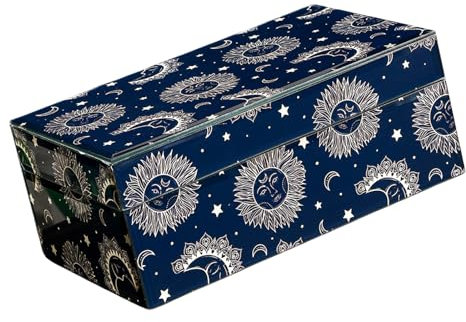 Azxcvbnm Versatile Jewelry Storage Box Stylish Glass Jewelry Container Strorage Box for Rings and Necklaces Collection