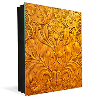 Whiteboard-Schlüsselkasten mit Glasfront, modernes Design für Zuhause oder Büro