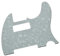 Gitarren-Schlagbrett mit Mini-Humbucker-Tonabnehmerloch für Tele/Gitarre Pickguard Backplate Set(Pearl White)