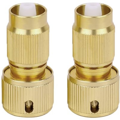 Riiichflowshop Lot de 2 Kits de réparation de tuyaux Extensibles pour Jardin Adaptateur de Robinet en Aluminium Connecteur de Tuyau d'arrosage Extensible Réparation de Tuyau d'arrosage