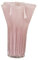 Werwing Vase en verre soufflé rose – Large ouverture unique pour mariage et décoration d'intérieur, présentation florale dans le salon, la cuisine, la salle à manger et le bureau