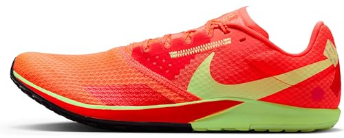 NIKE Zoom Rival Waffle 6 Straßen- Und Cross-Country-Laufschuhe Für Wettkämpfe, Hyper Orange/Lime Blast-Bright Crimson, DX7998-800, 43 EU (9.5 US)