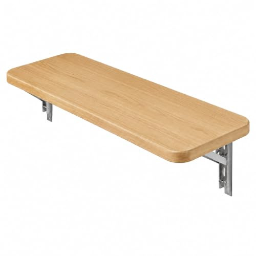 Generisch Klapptisch Holz Klapptisch Wand 40x30cm Wandklapptisch für Küche, Schreibtisch, Esstisch, Wohnzimmer, Badezimmer