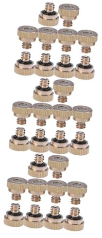 Milisten 3 Ensembles Brumisation À Pression Inoxydable Pour Arrosage De Jardin De Refroidissement Extérieur Remplacement De Pulvérisateur De Jardin 10 Pièces * 3