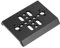 Aluminum 80mm Square Bridge Plate Square Bridge Plate 1/4in & 3/8in For Quick Release On Tripods & Standard Camera Cages