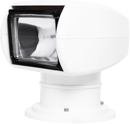 Projecteur de recherche télécommandé, projecteur de bateau avec étanchéité IP66, télécommande rotative à 355 °, pour les yachts de nuit, les patrouilles de mer et autres opérations d'eau