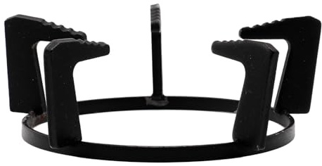 JOINPAYA Support en Fonte pour Bruleur Gaziniere, Grille de Cuisson Noir Antidérapante, Facile à Installer, pour Four et Grill