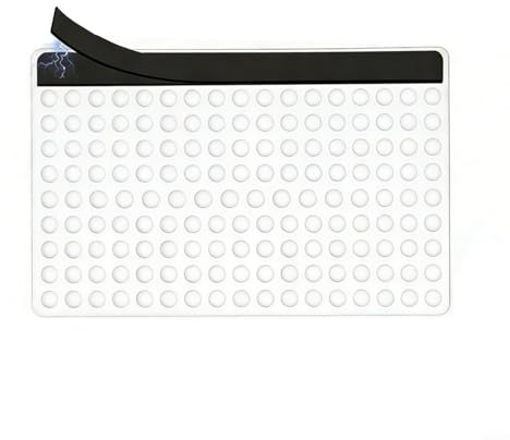 EXTRWORY Magnetic Pool Skimmer Guard Net Cover Protector for Leaves Debris, Easy Install PP Mesh Screen for In-Ground Swimming Pool Maintenance White 15.7x9.8