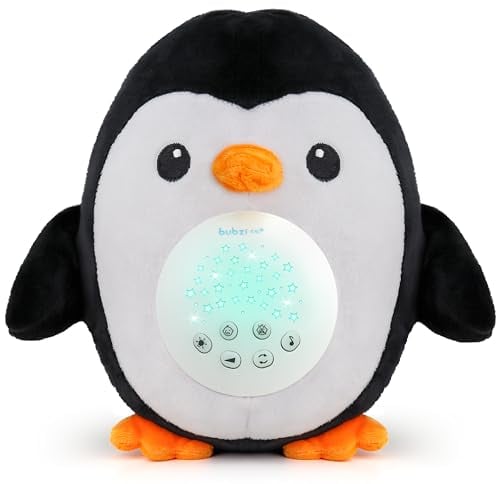 Spieluhr Baby Schrei-aktivierter Sensor Weisses Rauschen Spielzeug -Einschlafhilfe Babys- Pinguin Sound machine -Kleinkind Schlafhilfe-Baby Nachtlicht Einzigartiges Baby Geschenk Kinderwagen Spielzeug
