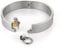 Metall Halsband abschließbar O-Ring Sex halsbänder Luxus/Choker/Kragen/Collar,Folter/Fetisch Erotik Sexspielzeuge Slave für Paare,Frauen Männer SM Extrem Bondage-sets Fesseln mit Traktionsring,11.7cm