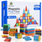 SUNNY AUNTIE Magnetic Tiles 56 PCS, Toy for 3 4 5 6 Year Old Boys Girls Kids & Toddlers, Magnetic Blocks Building Set for kids, STEM Educational Building Toy, Great Gift for Kids Aged 3-8
