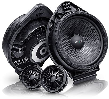 Option OP-165 kompatibel mit Opel Fahrzeugen – 16,5cm Komponenten Lautsprecher passend für Opel - 70 Watt RMS, 3 Ohm, 90 dB (Plug & Play)