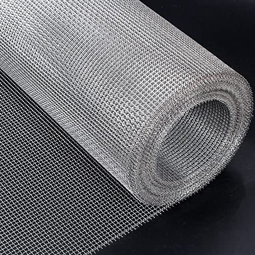 muRzAnsi Woven Wire Mesh Edelstahlgewebe Feinmaschig 40 Mesh,Wühlmausgitter Volierendraht Maschendraht Kaninchendraht Drahtgeflecht Drahtstärke 0,15 mm Hasendraht Balkon (Size : 1x10m)