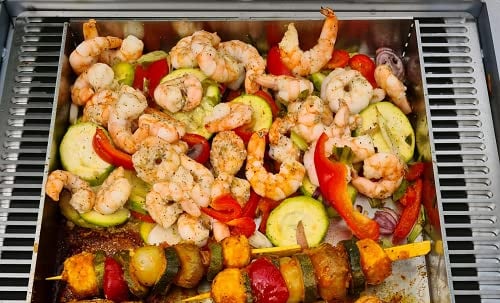 SMOKI Plancha Grillplatte aus 4 mm starkem Edelstahl (34x45 cm)