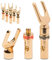 NEXMEX Kabelschuhe Gabelschuhe - 8 Stück Stecker als Set - Y-Anschluss Steckverbinder 24K vergoldet für Lautsprecherkabel - für HiFi Receiver Verstärker