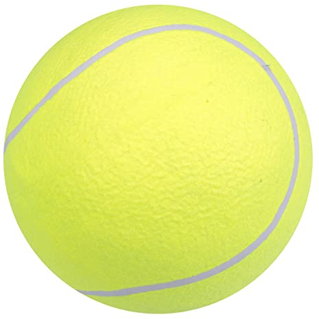 POOSR Haustier Spielzeug 24CM Tennis Ball für Hunde Kauen Spielzeug Aufblasbarer Tennis Ball Signature Haustier Spielzeug Ball Bedarf