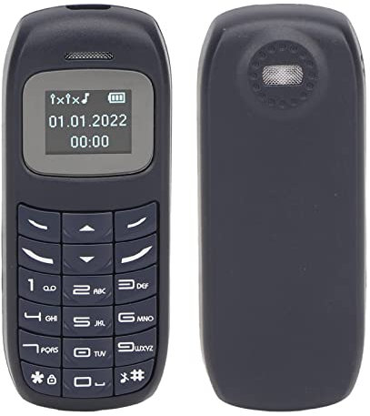 Zunate 2G Mini Cell Phone, Unlocked Mobile Phone with 0.66 in Screen, Dual SIM Card Dual Standby, Bluetooth Connection, for Students, Backup Phone (Blue)