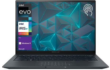 ASUS Zenbook 14X OLED Laptop, 14.5 WQXGA Touchscreen, 13th Gen Intel Core i7-13700H, 16GB RAM, 1TB PCIe SSD, Webcam, Thunderbolts, HDMI, Wi-Fi 6, Windows 11 Pro, Gray