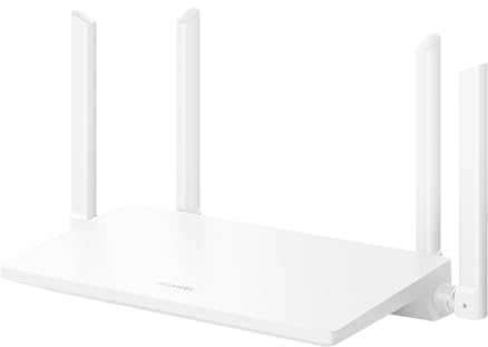 HUAWEI AX2, Router WiFi 6, 5GHz Compatible con hasta 1500Mbps, Gaming, Doble Banda, Cobertura Wi-Fi Visualizada, Control Parental, Autoadaptación Gigabit WAN/LAN, Puertos Ethernet, MU-MIMO, WPA3