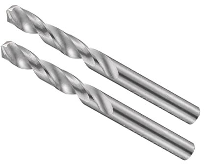 CoCud Barrenas Carburo Sólido, Diámetro 3.25 mm, K35 Carburo Tungsteno, Precisión Mini Barrenas Torsión - (Aplicaciones: para Acero Inoxidable Y Aleación Metal), 2 Uds.