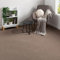 Steffensmeier Teppichboden Elba Meterware | Auslegware für Kinderzimmer Wohnzimmer Schlafzimmer | Braun, Größe: 200x300 cm